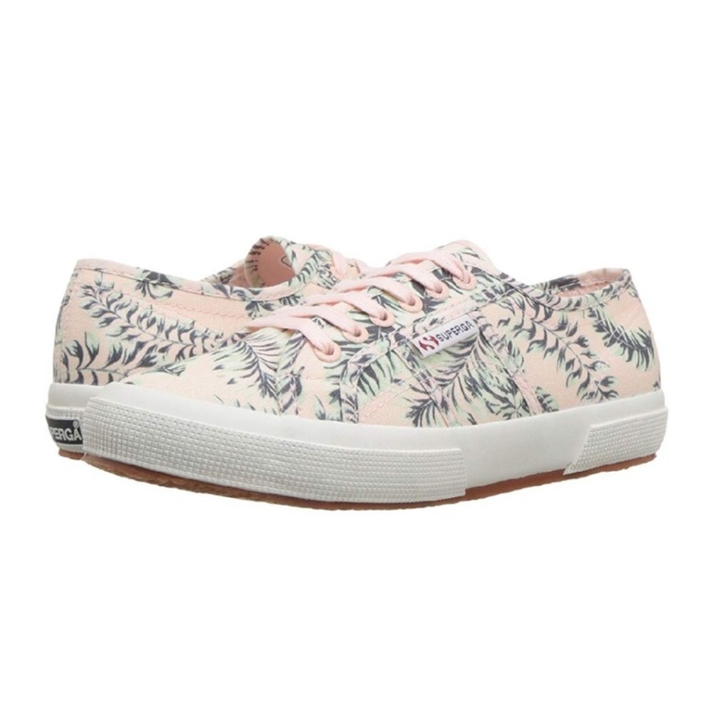 Superga Pink Floral Botanical Sneakers